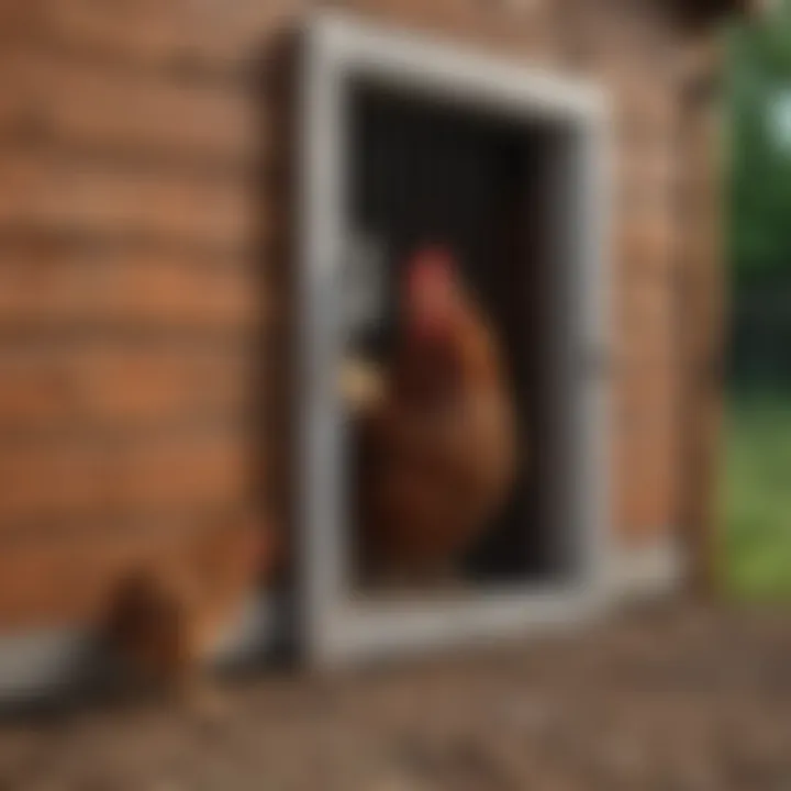 Visual representation of the automation options for the Ador chicken coop door