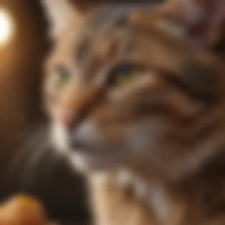 An infographic illustrating key ingredients to avoid in cat food.