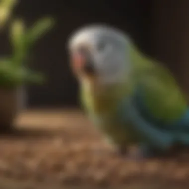 Nutritional ingredients in parakeet pellets