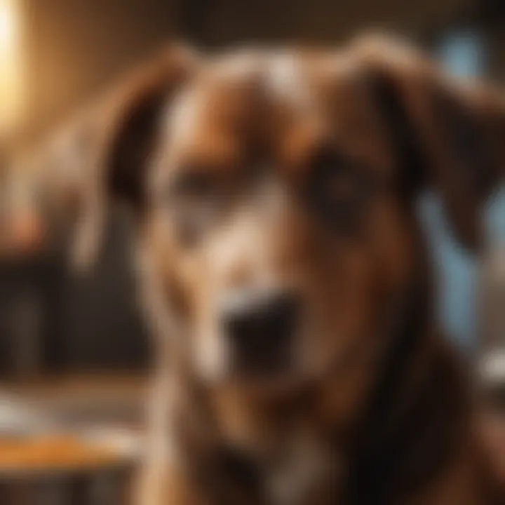A selection of natural remedies for dog diarrhea