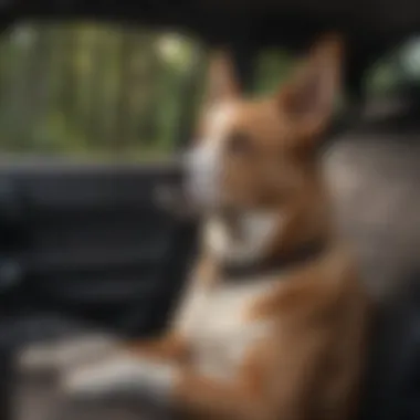 Durable car seat cover designed for dogs