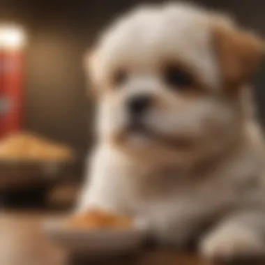Quality Ingredients for Puppy Nutrition Ingredients sourced for puppy food, showcasing quality and nutrition