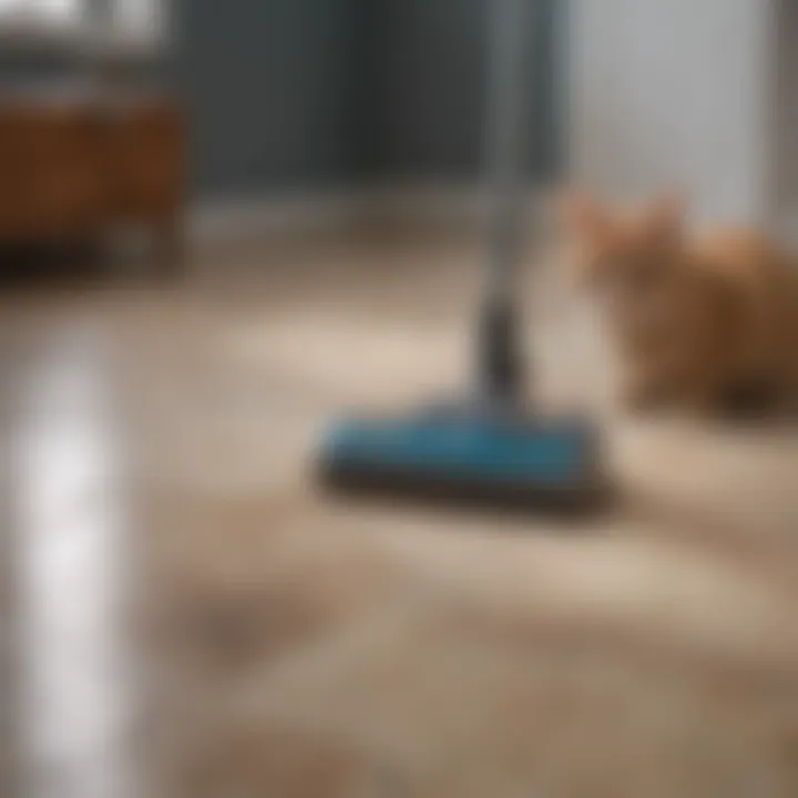 Comparison of different vacuum models suited for tile floors with pets