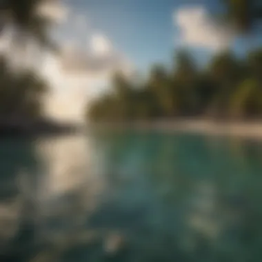 Vibrant coastal landscape of Belize showcasing its unique barrier reef and tropical beaches.