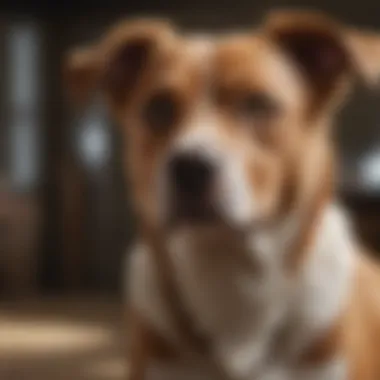 Topical Treatments for Dogs Soothing topical treatments applied on a dog's skin.