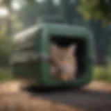 Premium EliteField Cat Carrier showcasing spacious design