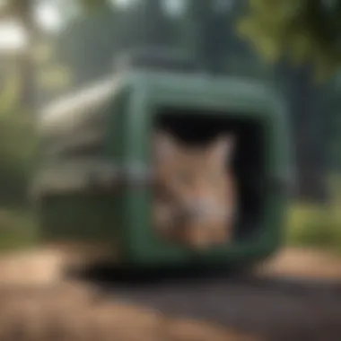 Premium EliteField Cat Carrier showcasing spacious design