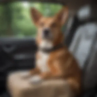 Pet owner choosing the right booster seat for their dog