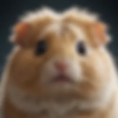 Fluffy Gerbil with Bright Eyes A close-up of a fluffy gerbil with bright eyes