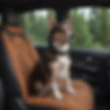 Material Quality in Dog Car Seat Covers High-quality materials used in a dog car seat cover