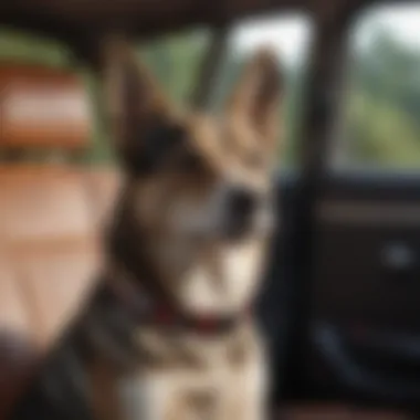 Stylish Dog Car Seat Cover Design Stylish dog car seat cover with a modern design