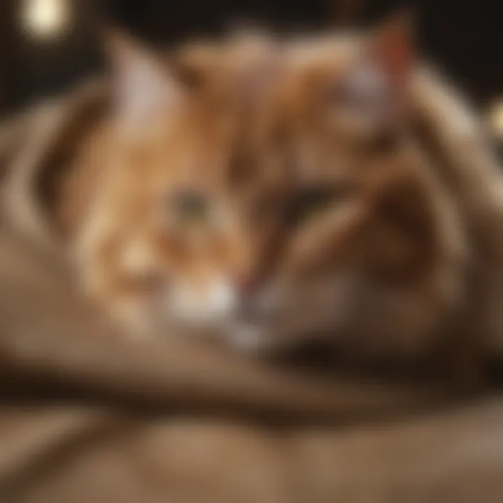 Close-up of durable fabric used for pet furniture covers