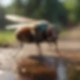 Natural fly repellent made from essential oils