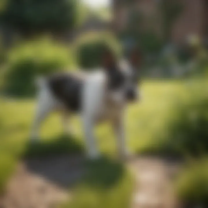 Healthy lawn after flea and tick treatment