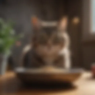 Home Remedies for Cat Health Natural remedies for cat care displayed around a cat bowl