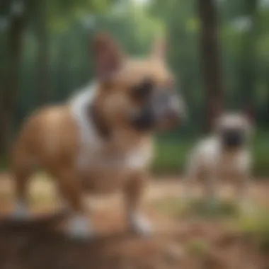 Socialization Among Dogs Socializing French Bulldog with other dogs