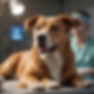 TPLO Surgery Procedure A veterinary surgeon performing TPLO surgery on a dog.