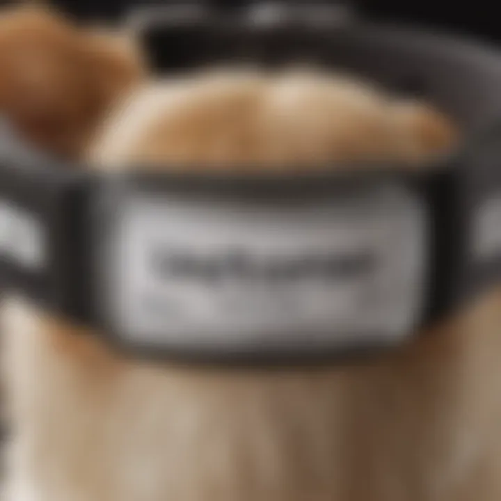 Close-up of a Seresto collar displayed with price tags