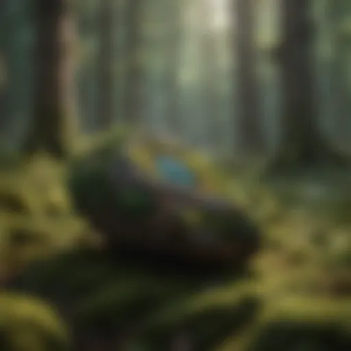 A mystical forest representing Celtic mythology