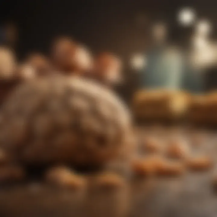 Ingredients displayed for homemade dog treats.
