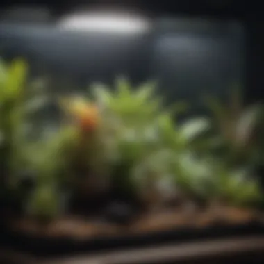 Optimal Light Spectrum for Plant Species Diagram illustrating optimal light spectrum for various plant species