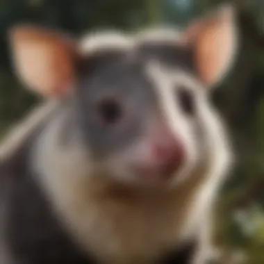 Marsupial Classification of Possums An illustration depicting the marsupial classification of possums, highlighting their unique biological features.