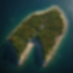 Aerial view of the Great Lakes showcasing their vastness and beauty.