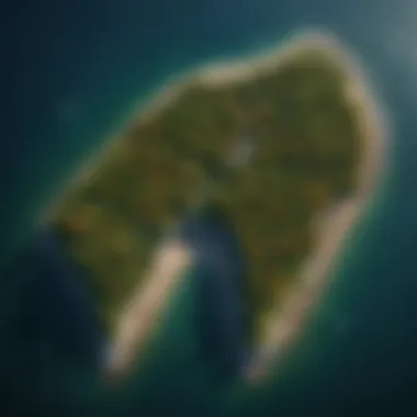 Aerial Perspective of the Great Lakes Aerial view of the Great Lakes showcasing their vastness and beauty.