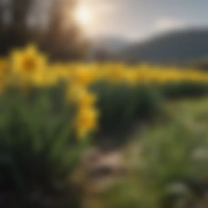 Vibrant daffodils blooming in a meadow, illustrating their beauty and ecological role.