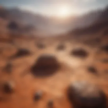 Diverse Martian Landscape Diverse Martian landscape showcasing craters and valleys