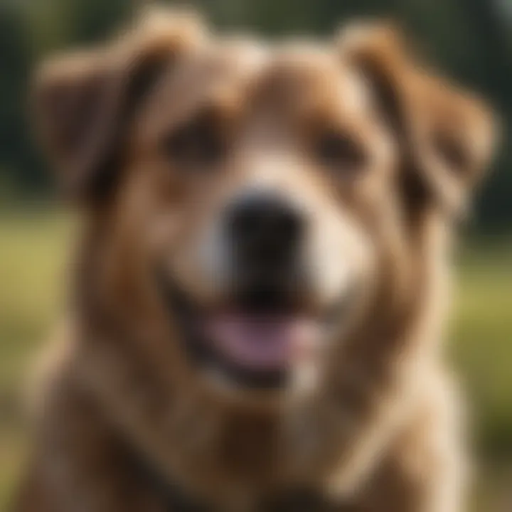 A joyful dog displaying personality traits that influence name selection