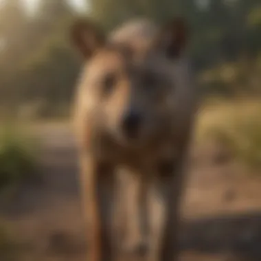 The Thylacine: A Lost Predator of Africa A striking depiction of the Thylacine, showcasing its unique features.