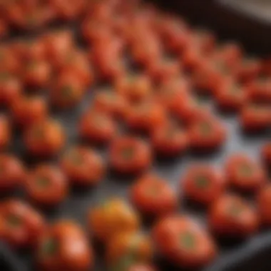 Close-up of bell pepper seeds in a tray