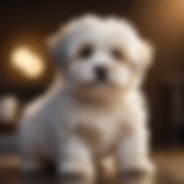 Havanese Female Puppy with Shiny Coat Havanese female puppy with a shiny coat
