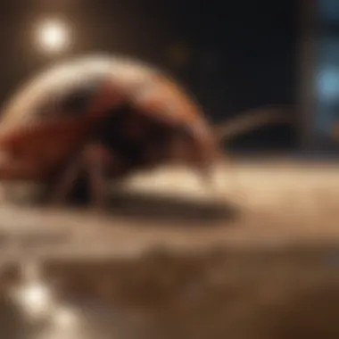 Diagram showcasing preventive measures against roaches
