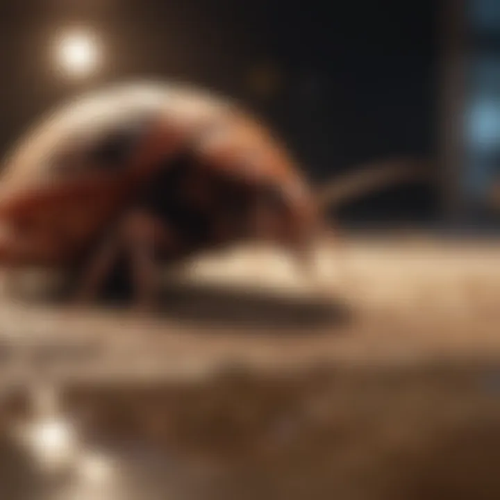 Diagram showcasing preventive measures against roaches