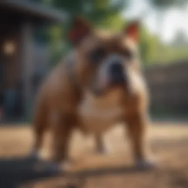 Successful Behavior Training Result An American Bully displaying good behavior after successful training