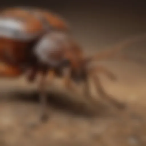 Close-up of a Tick and a Mimicking Insect