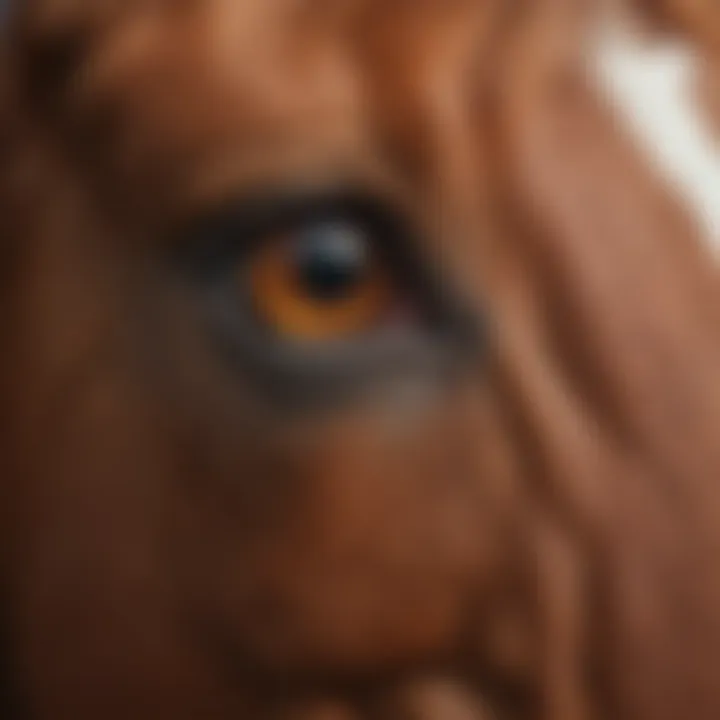 Close-up of horse's eye showcasing depth and intelligence