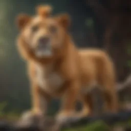Vibrant Lion Guard stuffed animal collection showcasing various characters