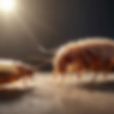 Understanding the Lifecycle of Fleas Illustration depicting the lifecycle of fleas
