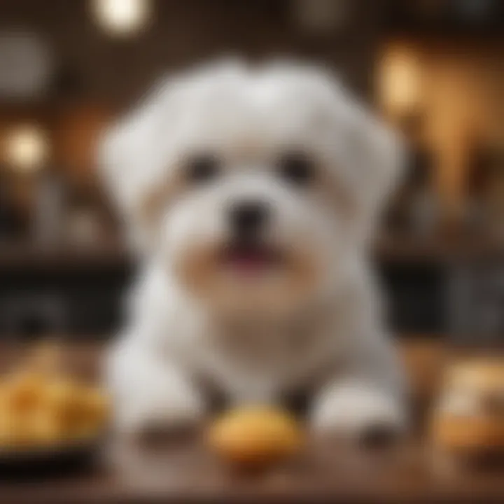 Healthy treats for Maltese dogs