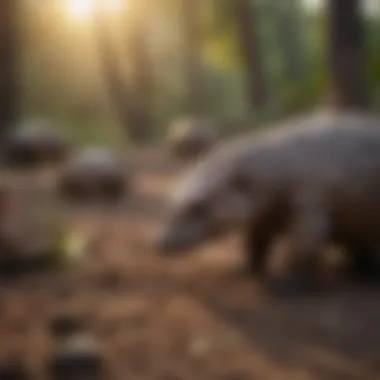 Conservation in Action: Protecting Pangolins An educational display showcasing pangolin conservation efforts.