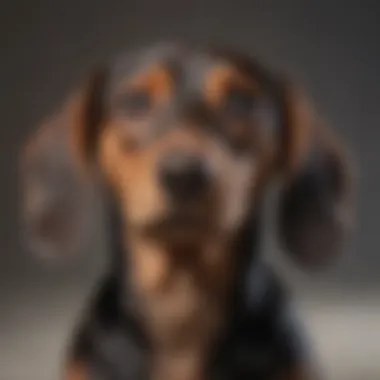 A friendly Dachshund with a curious expression