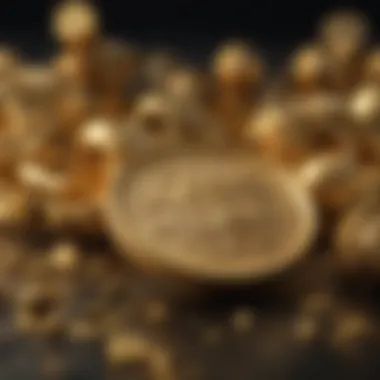 Cultural Significance of Gold Through Time An artistic representation of gold's cultural significance throughout history.