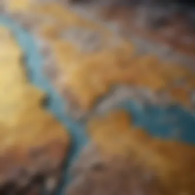 Geological Map of Recent Gold Discoveries A detailed geological map highlighting regions of recent gold discoveries.