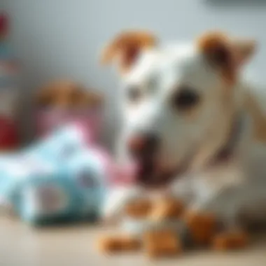 Nutritional value chart for dog treats