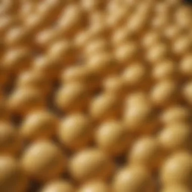 Texture and Color of Scrambled Eggs Close-up of scrambled eggs highlighting texture and color