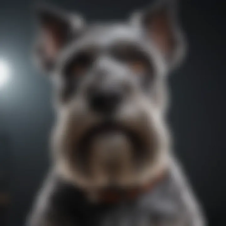Variety of brushes suitable for Schnauzers displayed together