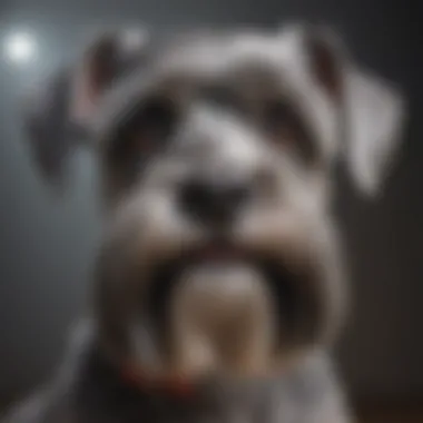 Benefits of Proper Grooming for Your Schnauzer Happy Schnauzer post-grooming with a shiny, well-maintained coat